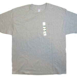 Champion Pocket T-Shirt Tee Mens XL Solid Gray Short Sleeve NWT Crewneck Blank‎